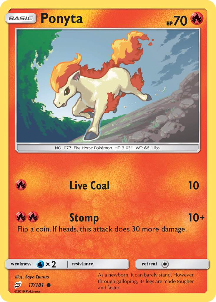 Ponyta (17/181) - Team Up (TEU)