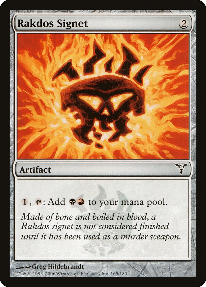 Rakdos Signet (165) - Dissension (DIS)