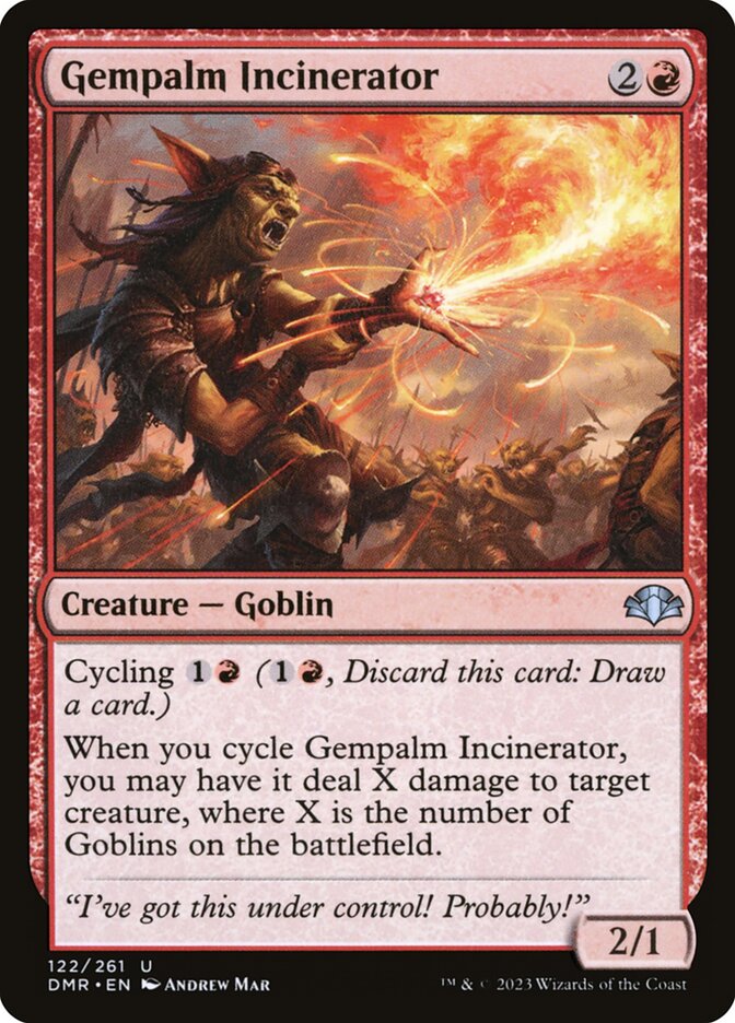 Gempalm Incinerator (122) - Dominaria Remastered (DMR)