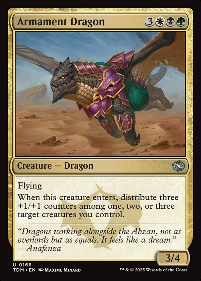 Armament Dragon (168) - Tarkir: Dragonstorm (TDM)