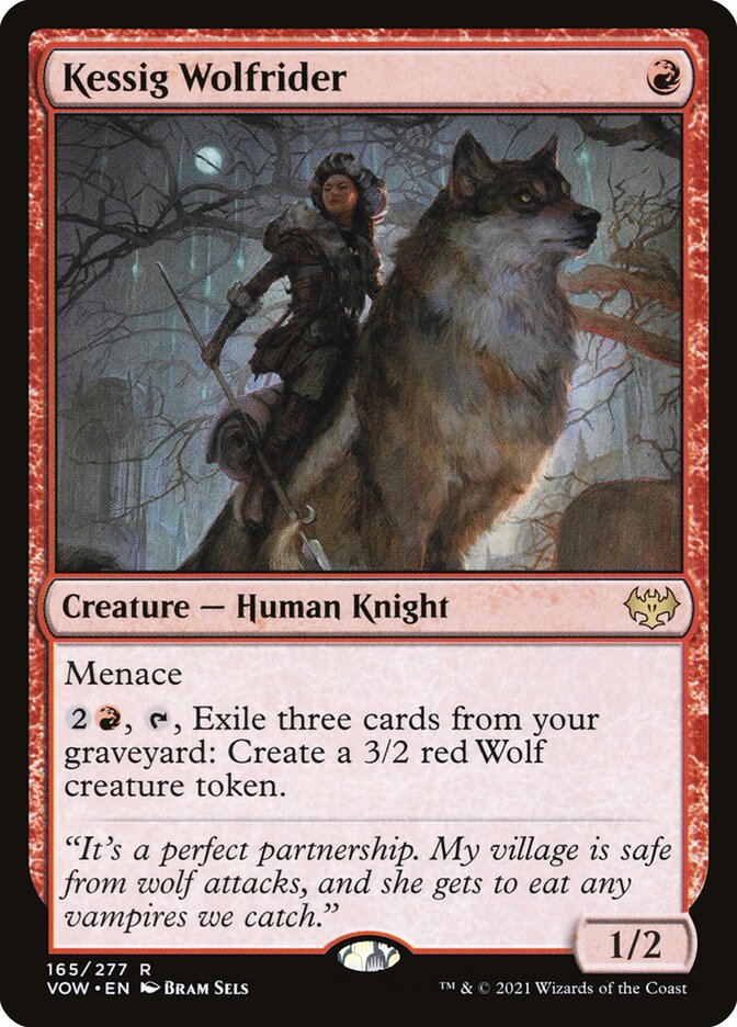 Kessig Wolfrider (165) - Innistrad: Crimson Vow (VOW)