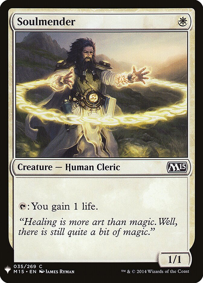 Soulmender (M15-35) - The List (PLST)
