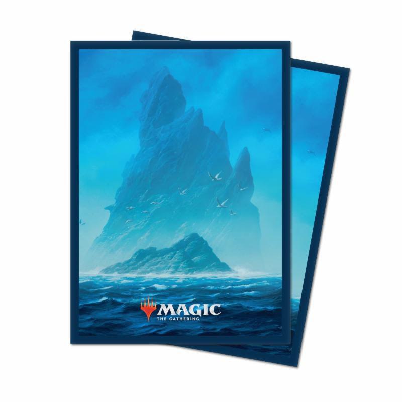 Unstable Lands Island Standard Deck Protector sleeves for Magic (100-Pack)
