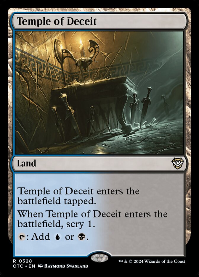 Temple of Deceit (328) - Outlaws of Thunder Junction Commander (OTC)