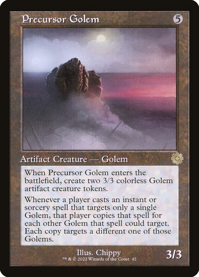 Precursor Golem (42) - The Brothers' War Retro Artifacts (BRR)