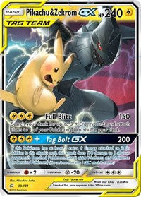 Pikachu & Zekrom GX (33) - SM - Team Up (SM9)