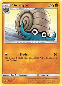 Omanyte (75) - SM - Team Up (SM9)