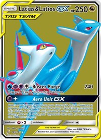Latias & Latios GX (Full Art) (169) - SM - Team Up (SM9)