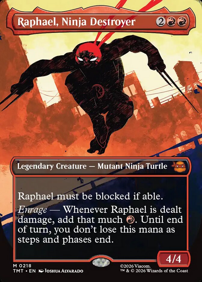 Raphael, Ninja Destroyer (218) - Teenage Mutant Ninja Turtles (TMT)