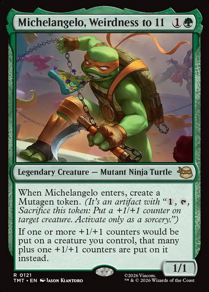 Michelangelo, Weirdness to 11 (121) - Teenage Mutant Ninja Turtles (TMT)
