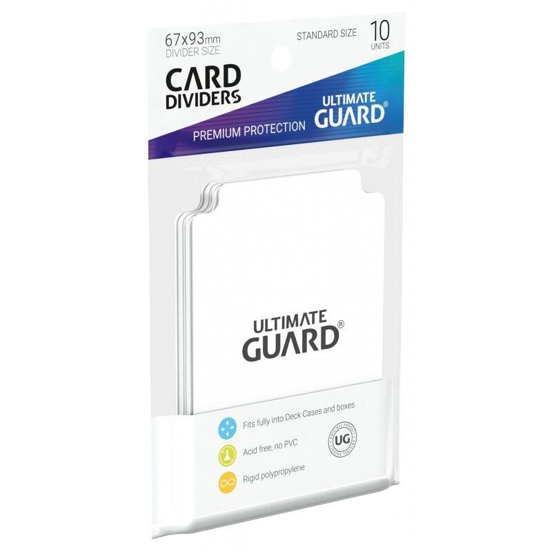 Card Dividers Standard - White (10-Pack) - Ultimate Guard