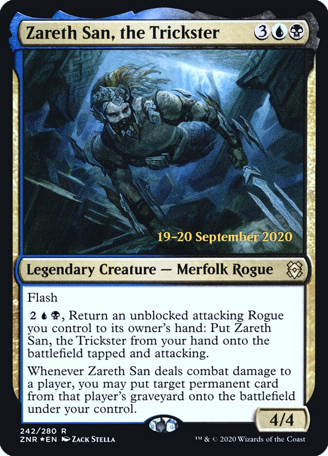 Zareth San, the Trickster (242s) - Zendikar Rising Promos (PZNR)
