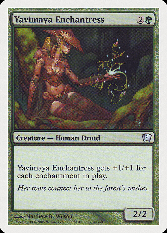 Yavimaya Enchantress (284) - Ninth Edition (9ED)
