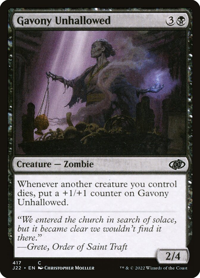 Gavony Unhallowed (417) - Jumpstart 2022 (J22)