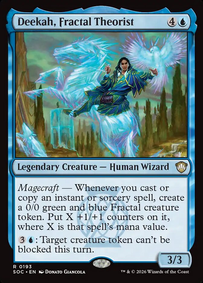 Deekah, Fractal Theorist (193) - Secrets of Strixhaven Commander (SOC)