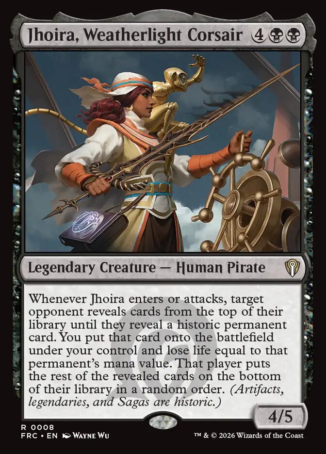 Jhoira, Weatherlight Corsair (8) - Reality Fracture Commander (FRC)