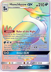 Honchkrow GX (Secret) (223) - SM - Unbroken Bonds (SM10)