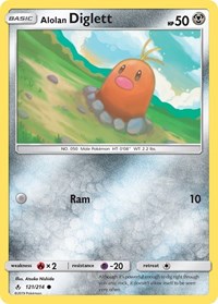 Alolan Diglett (121) - SM - Unbroken Bonds (SM10)