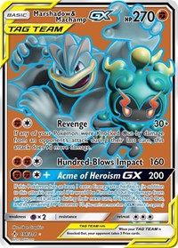 Marshadow & Machamp GX (198) (Full Art) (198) - SM - Unbroken Bonds (SM10)