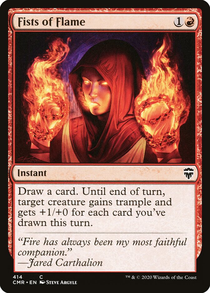 Fists of Flame (414) - Commander Legends (CMR)