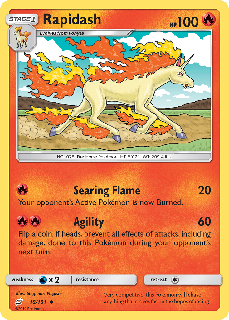 Rapidash (18/181) - Team Up (TEU)