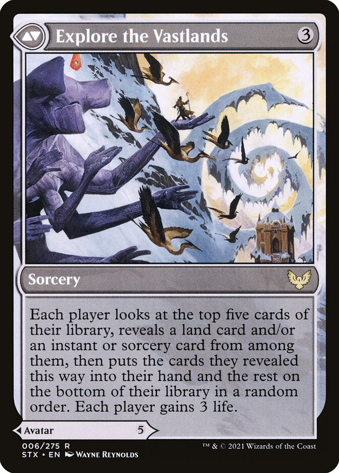 Wandering Archaic // Explore the Vastlands (6) - Strixhaven: School of Mages (STX)