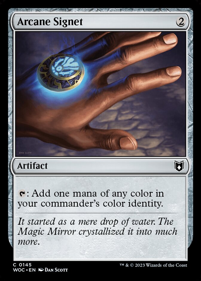 Arcane Signet (145) - Wilds of Eldraine Commander (WOC)