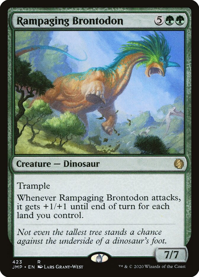 Rampaging Brontodon (423) - Jumpstart (JMP)