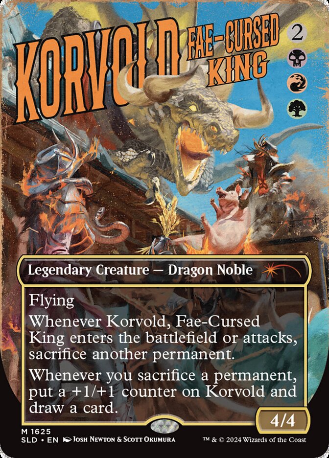 Korvold, Fae-Cursed King (1625) - Secret Lair Drop (SLD)