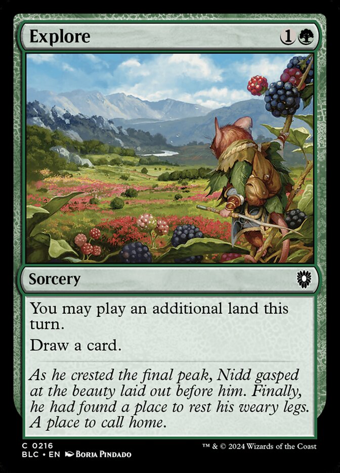Explore (216) - Bloomburrow Commander (BLC)