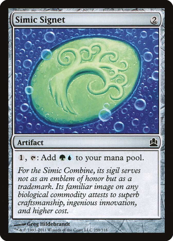 Simic Signet (259) - Commander 2011 (CMD)
