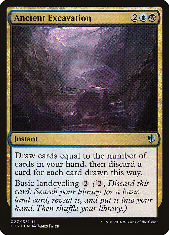 Ancient Excavation (27) - Commander 2016 (C16)