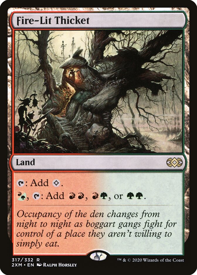 Fire-Lit Thicket (317) - Double Masters (2XM)