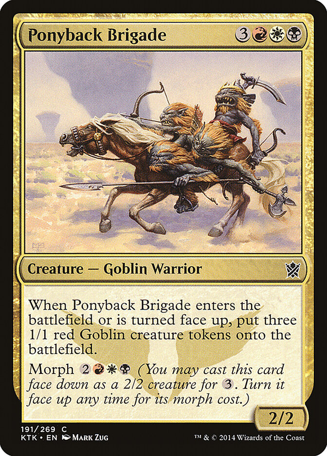Ponyback Brigade (191) - Khans of Tarkir (KTK)