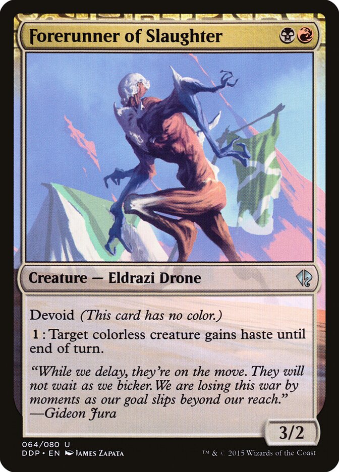 Forerunner of Slaughter (64) - Duel Decks: Zendikar vs. Eldrazi (DDP)