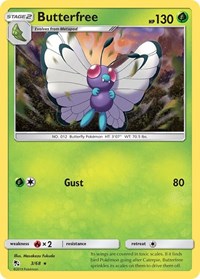 Butterfree (3) - Hidden Fates (HIF)