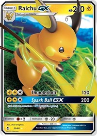 Raichu GX (20) - Hidden Fates (HIF)