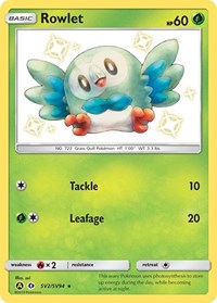 Rowlet (SV2) - Hidden Fates: Shiny Vault (HIF:SV)