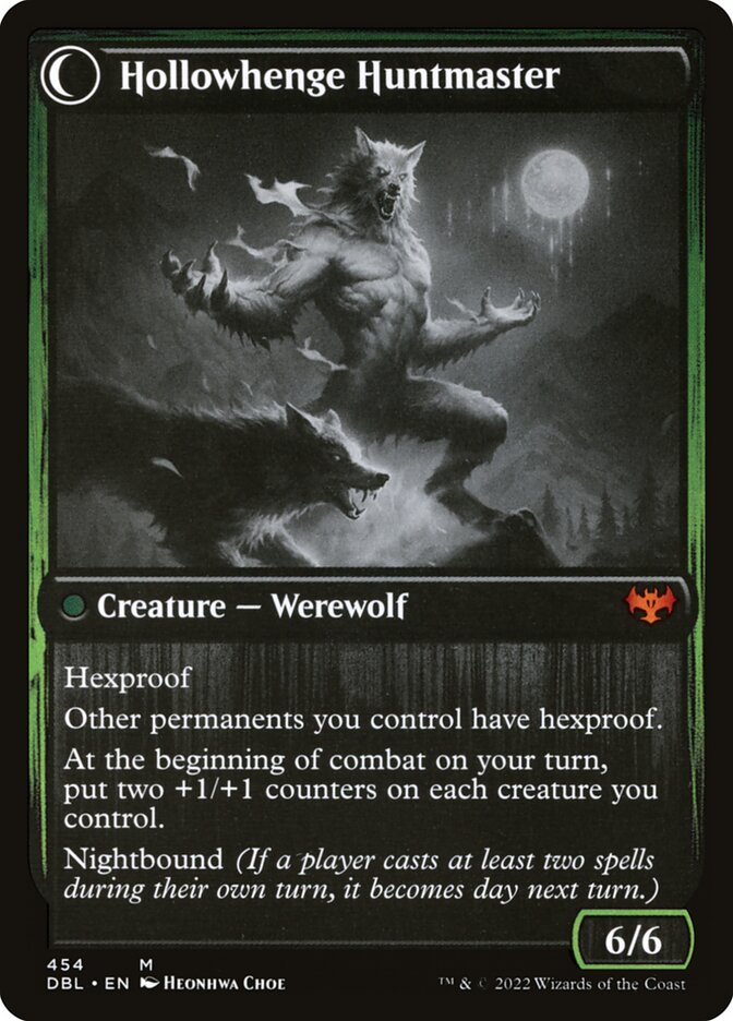 Avabruck Caretaker // Hollowhenge Huntmaster (454) - Innistrad: Double Feature (DBL)