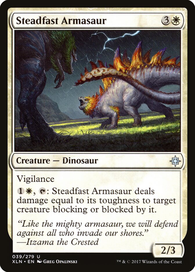 Steadfast Armasaur (39) - Ixalan (XLN)
