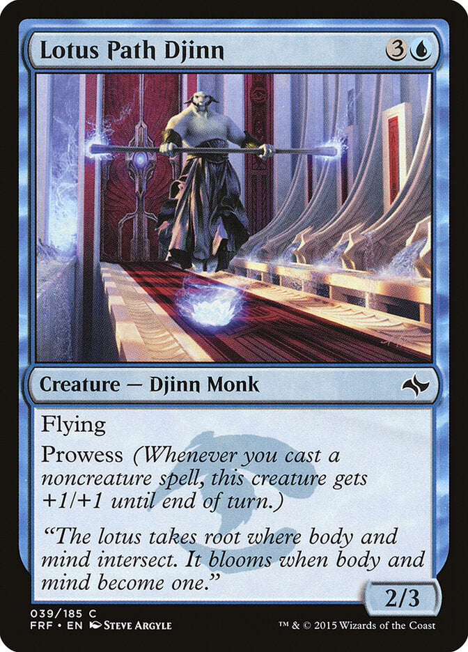 Lotus Path Djinn (39) - Fate Reforged (FRF)