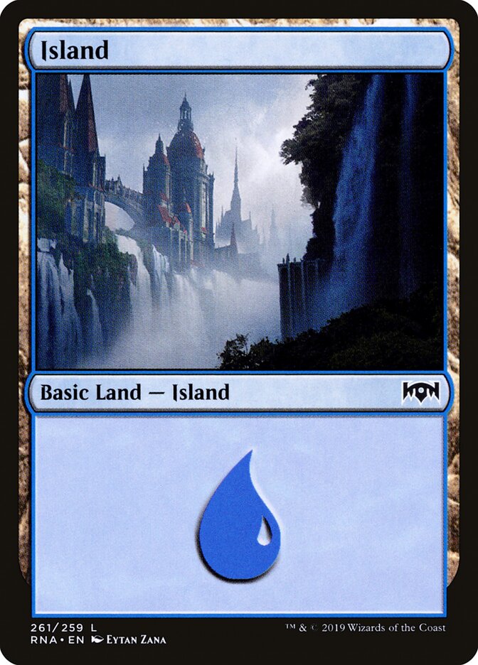 Island (261) - Ravnica Allegiance (RNA)