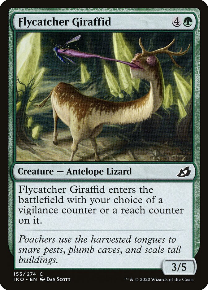 Flycatcher Giraffid (153) - Ikoria: Lair of Behemoths (IKO)