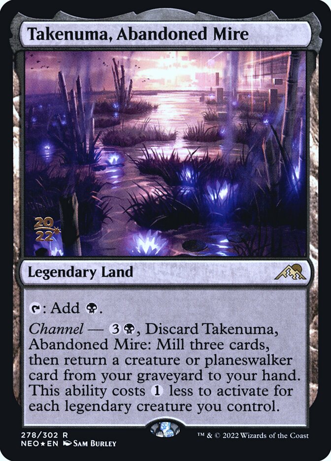 Takenuma, Abandoned Mire (278s) - Kamigawa: Neon Dynasty Promos (PNEO)