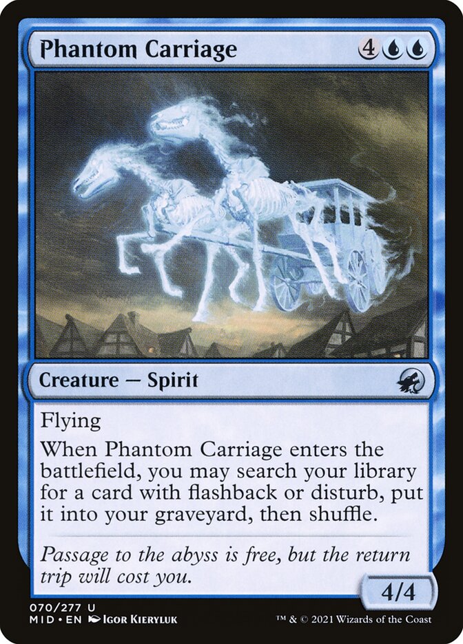 Phantom Carriage (70) - Innistrad: Midnight Hunt (MID)