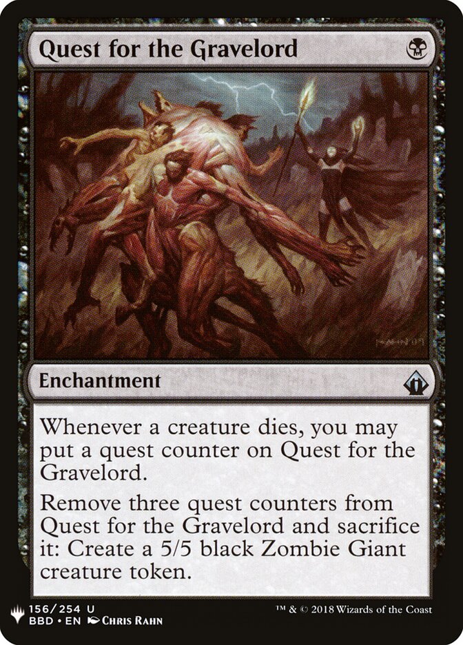 Quest for the Gravelord (BBD-156) - The List (PLST)