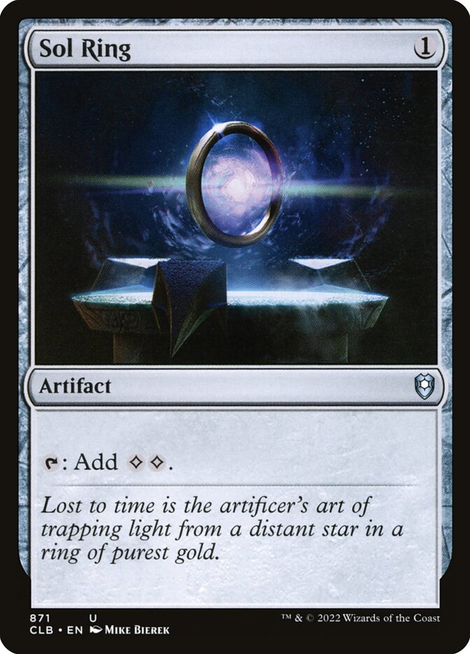 Sol Ring (871) - Commander Legends: Battle for Baldur's Gate (CLB)