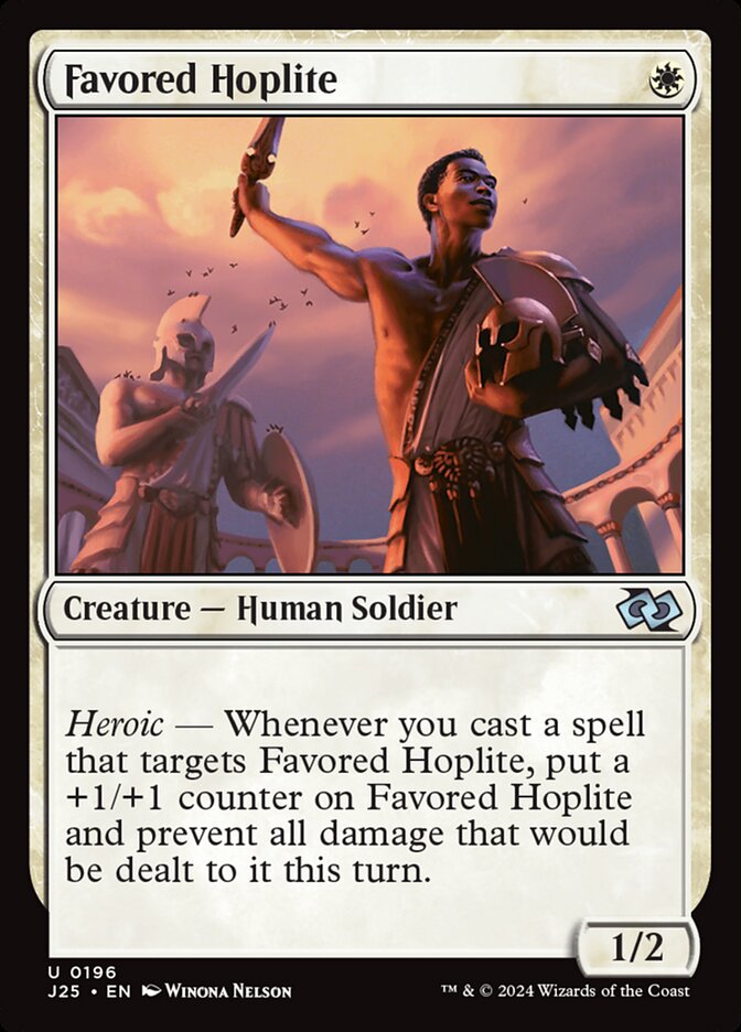 Favored Hoplite (196) - Foundations Jumpstart (J25)