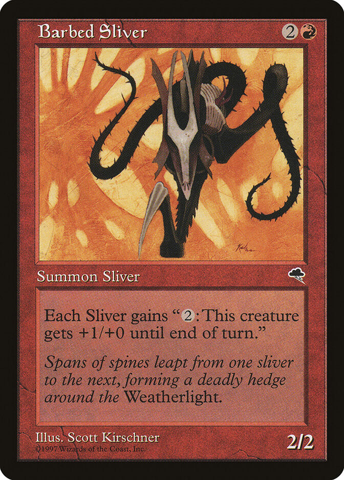 Barbed Sliver (163) - Tempest (TMP)