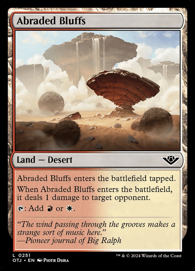 Abraded Bluffs (251) - Outlaws of Thunder Junction (OTJ)